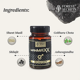 Forest Secrets Manmaxx Tablets - Men's Vitality Booster, Enchances Health, Vitality & Vigour, 60 pcs Bottle