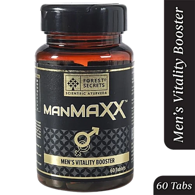 Forest Secrets Manmaxx Tablets - Men's Vitality Booster, Enchances Health, Vitality & Vigour, 60 pcs Bottle