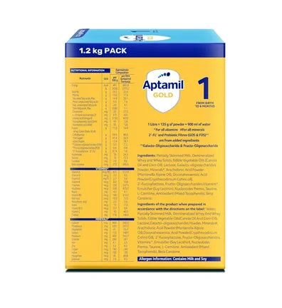 Aptamil Gold Infant Formula Stage 1  1.2KG