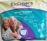 ELDIAPERS PANT STYLE ADULT DIAPERS