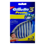 GILLETTE GUARD RAZOR WITH 6 CARTRIDGES , 1 KIT