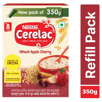 NESTLE CERELAC BABY CEREAL MILK WHEAT APPLE CHERRY (8-24 Months