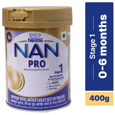 NESTLE NAN PRO INFANT FORMULA  400GM