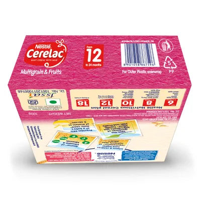 NESTLE CERELAC BABY CEREAL WITH MILK WHEAT MULTIGRAIN & FRUITS (12 to 24 MONTH)
