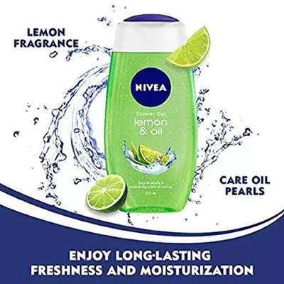NIVEA LEMON & OIL BODY WASH  220ML