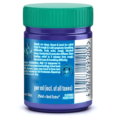 VICKS VAPORUB , 25ML