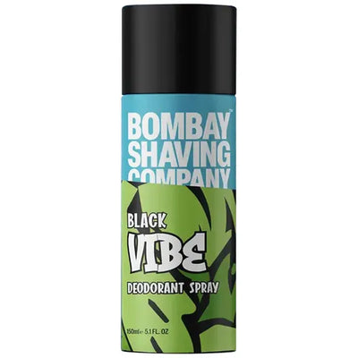 Bombay Shaving Company Black Vibe Deodorant for Men Long Lasting Premium Fragrance Spray (150 ml)