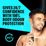 Bombay Shaving Company Black Vibe Deodorant for Men Long Lasting Premium Fragrance Spray (150 ml)