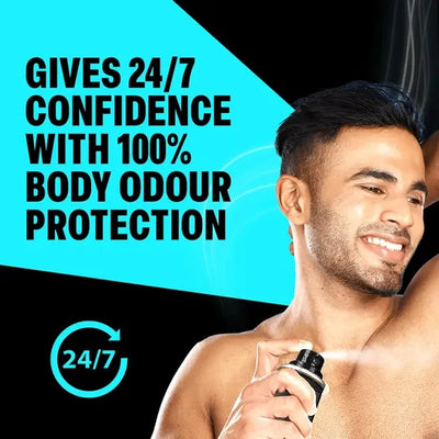 Bombay Shaving Company Black Vibe Deodorant for Men Long Lasting Premium Fragrance Spray (150 ml)