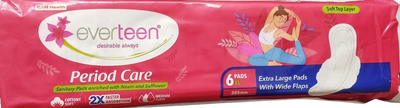Everteen Sanitary Pads – Size XL (Pack of 6)